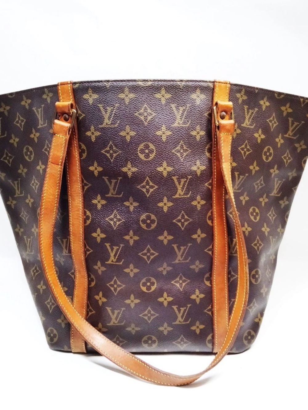 Louis Vuitton Brown Monogram Canvas Shopping Tote Bag